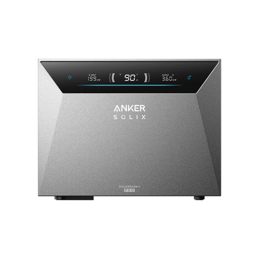 Anker SOLIX Balkonkraftwerk-Set 6.000 Wp (Max) mit Speicher – Solarbank 4 Pro E5000